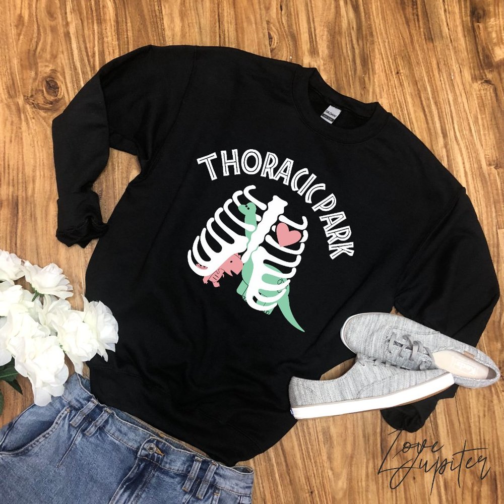 NWT Thoracic Park Unisex Crewneck Sweatshirt